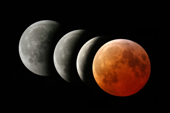Eclipses come in pairs, with the solar eclipse followed by a lunar eclipse, 