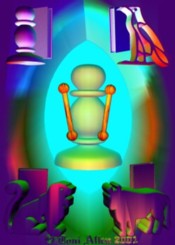 The World by Toni Allen (represents Saturn)