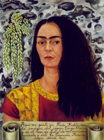 Loose Hair by Frida Kahlo