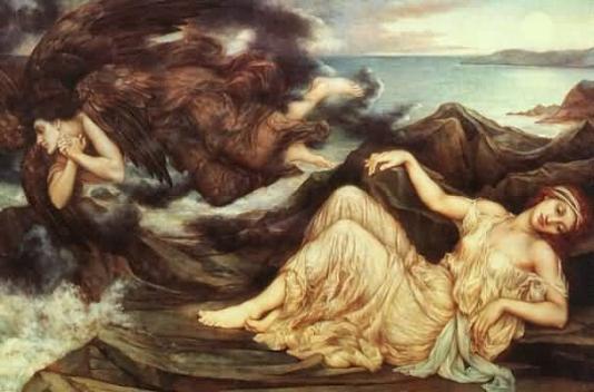 Port After Stormy Seas, by Evelyn De Morgan