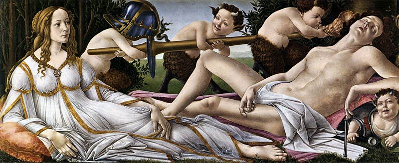 Mars and Venus, by Sandro Botticelli