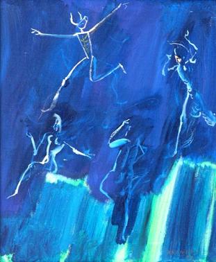 Painting by Ferdinand Kulmer, 1993