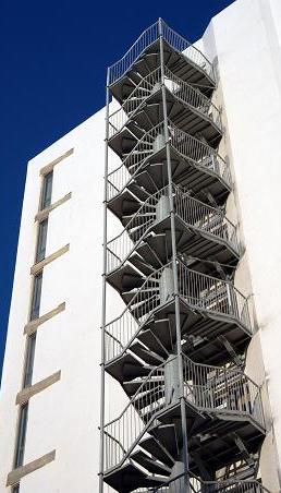 Sometimes the way out is up. © Judy Ben Joud/Dreamstime