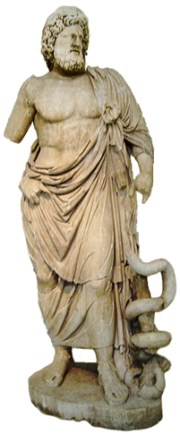 Statue of Asclepius from Epidaurus.