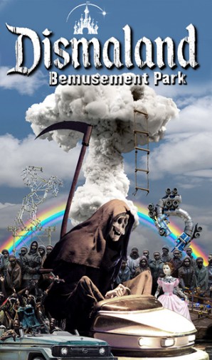 Dismaland brochure. No joke. More info at dismaland.co.uk